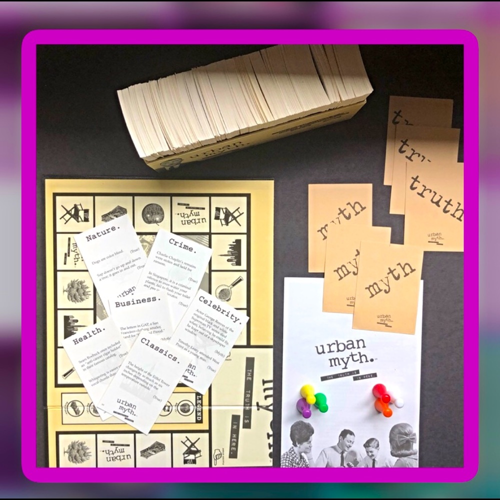 Lightly Used Board Game: URBAN MYTH    Ages 12+, 2+ players